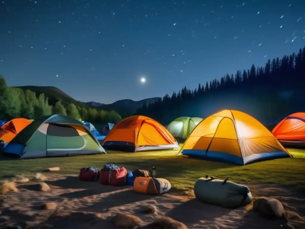 Nature sings in silence as tenderly as a lullaby to a group of campers, each ensconced in their own universe of sleeping bags spread out under a canopy of stars