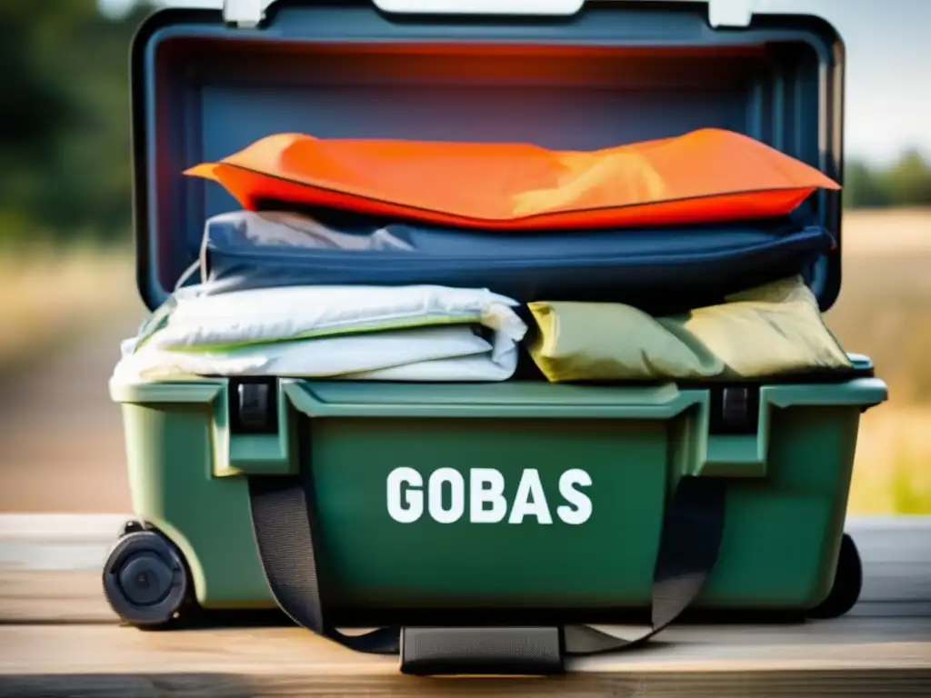 Gobags are essential during natural disasters, containing all the necessary supplies for evacuation