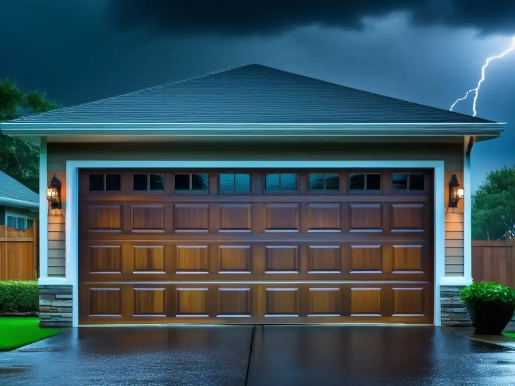 Reinforce your garage door, lest it be swept away by the onslaught of a hurricane