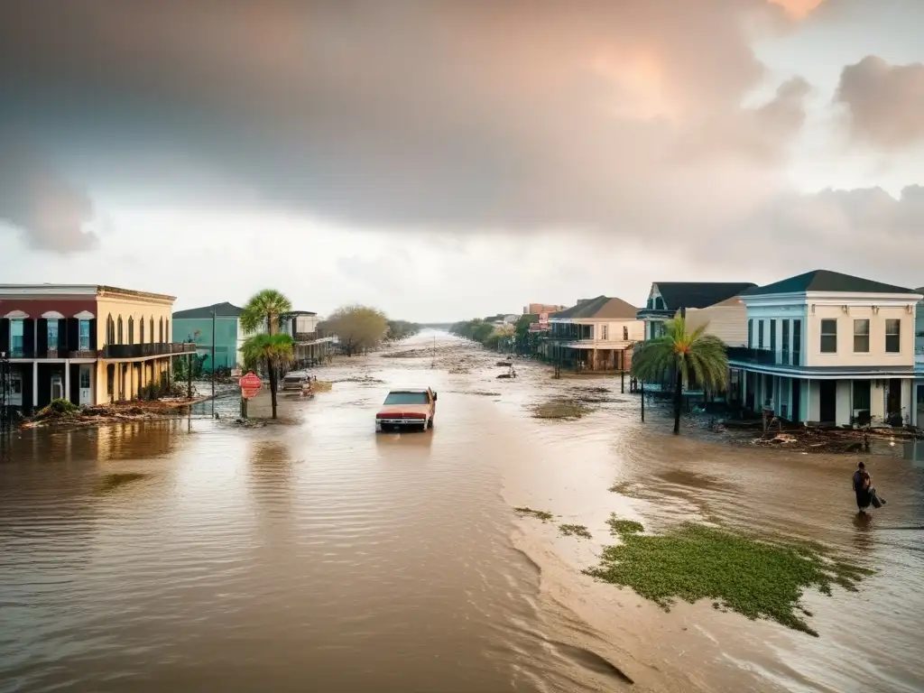 Follow the path of devastation through New Orleans as Hurricane Katrina wreaks havoc