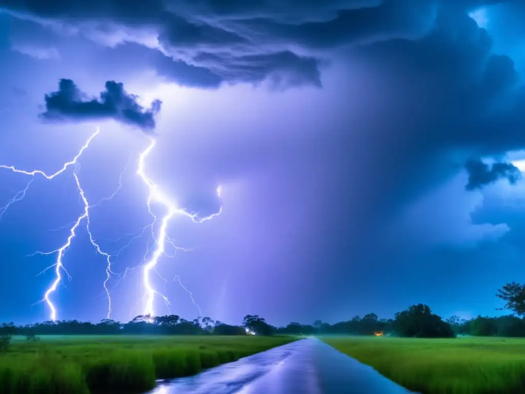 An intense hurricane, Katrina, is captured in this image of a stormy sky