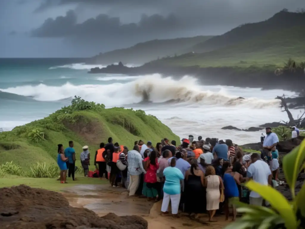 In the aftermath of Hurricane Maria, a ravaged coastline in Puerto Rico stands as a testament to the destruction caused by the natural disaster