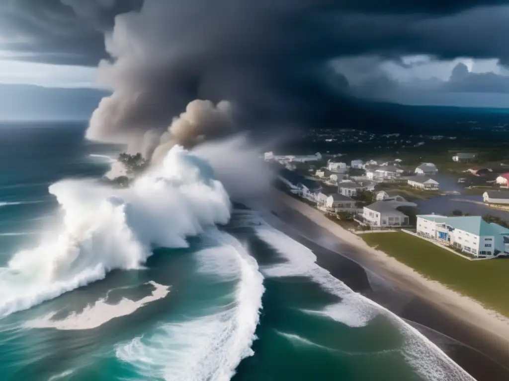 Amidst the chaos of a hurricane's wrath, the coastal town's hospital stands, a beacon of hope in the storm