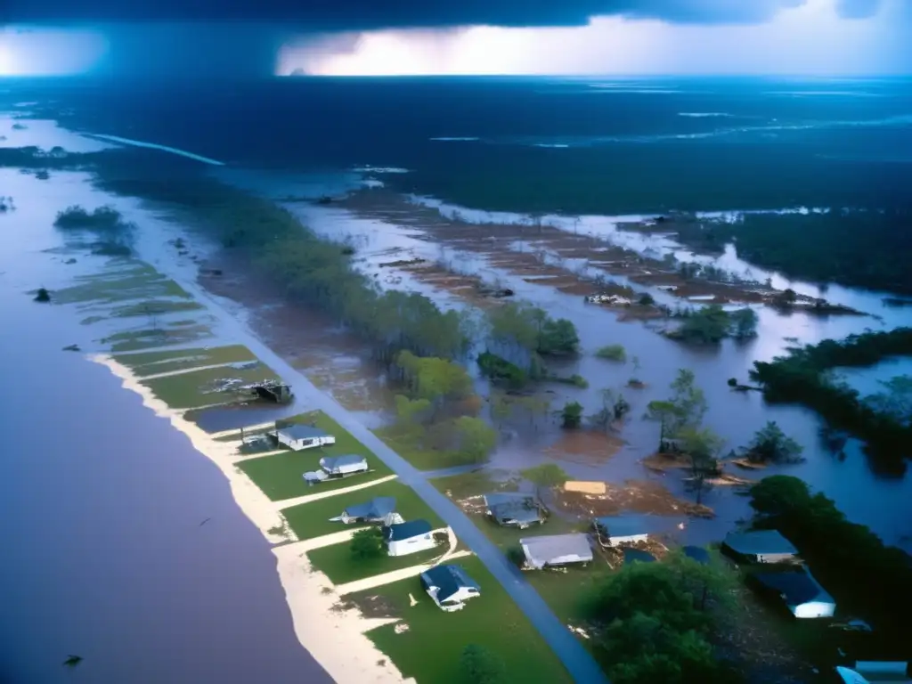 In the aftermath of Hurricane Camille, a once thriving town is now a shadow of its former self