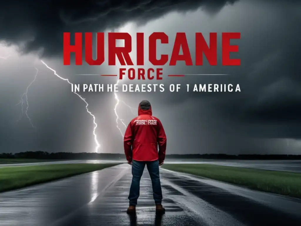 A dramatic shot of 'Hurricane Force: In The Path of America's Deadliest Storms By Joseph B