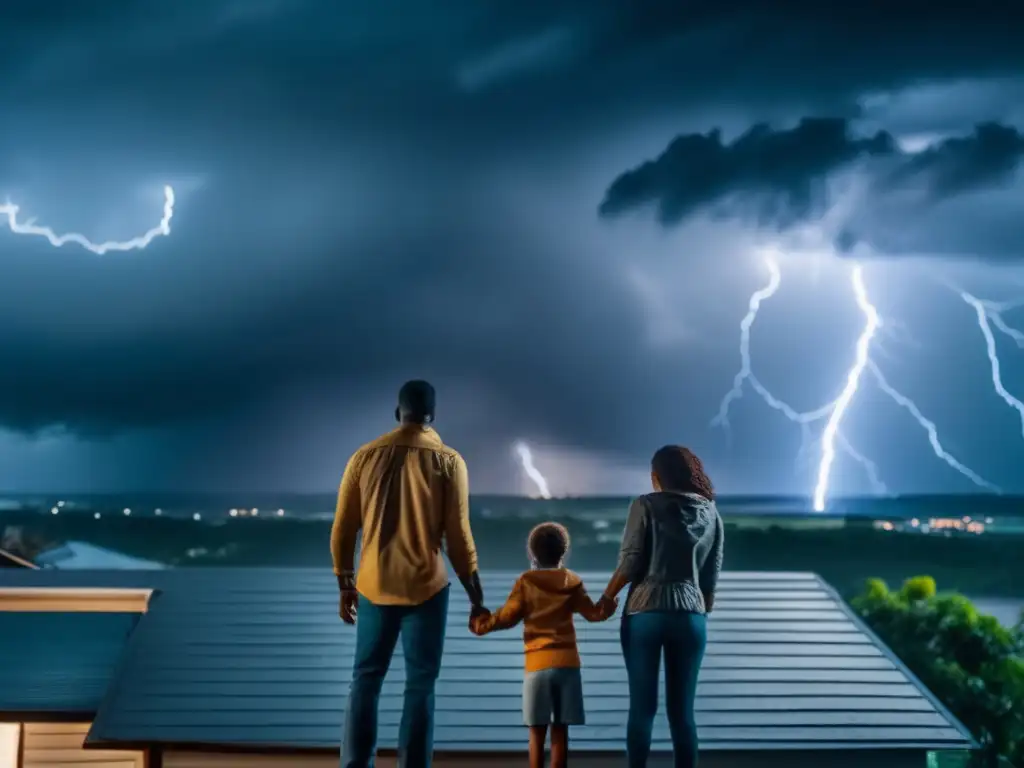 A family stands at the precipice of their lives as a hurricane rages on around them