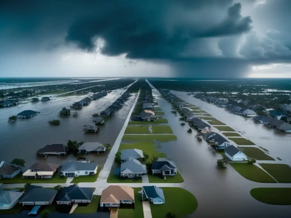 A tragedy unfolds in this aerial shot of the Gulf Coast, hit by Hurricane Harvey in 2017