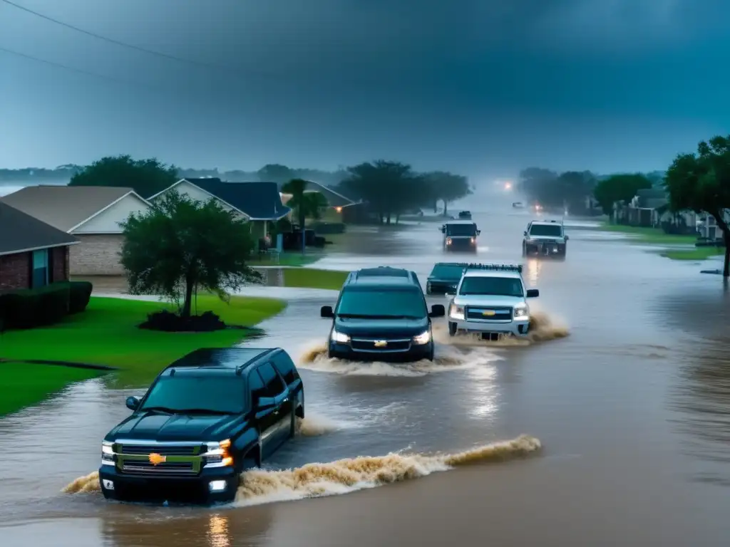 Devastation reigns as Hurricane Harvey makes landfall on the coast of Texas, submerging cars and flooding streets