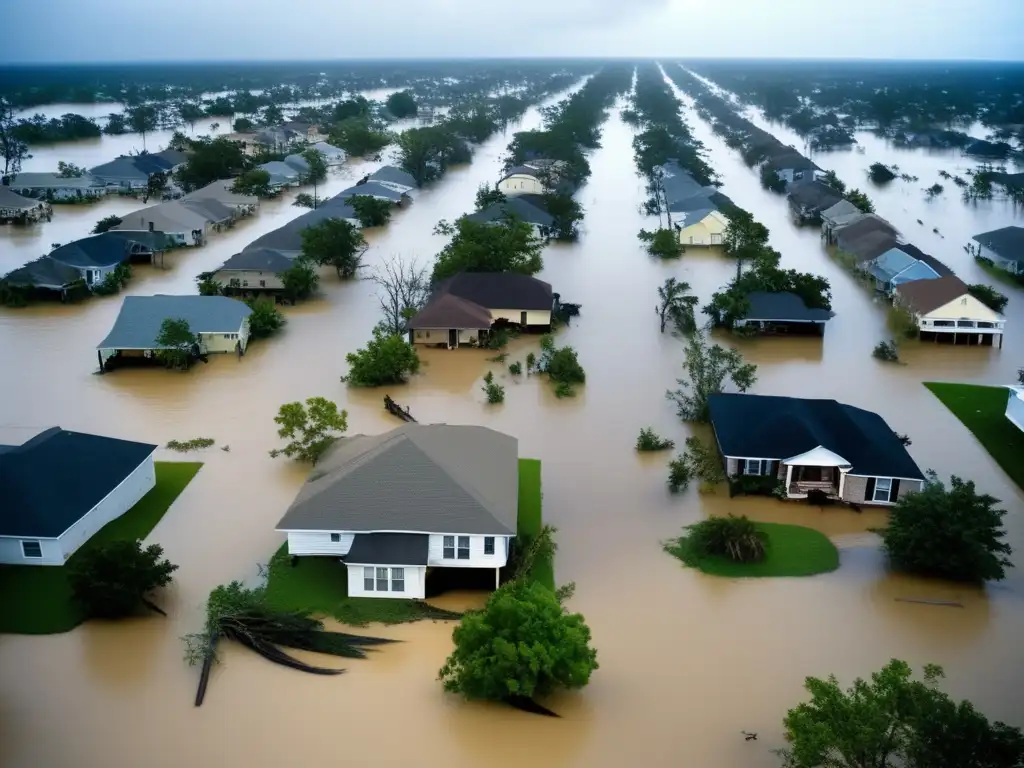 Hurricane Isaac's wrath on display: homes crumble, trees fall, rivers overflow, devastation reigns in this panoramic shot