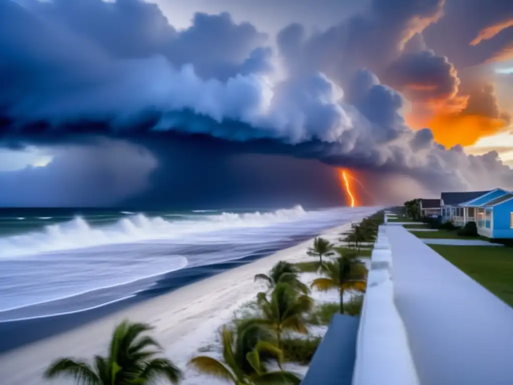 A cataclysmic moment as the Labor Day Hurricane of 1935 makes landfall on the Florida coastline