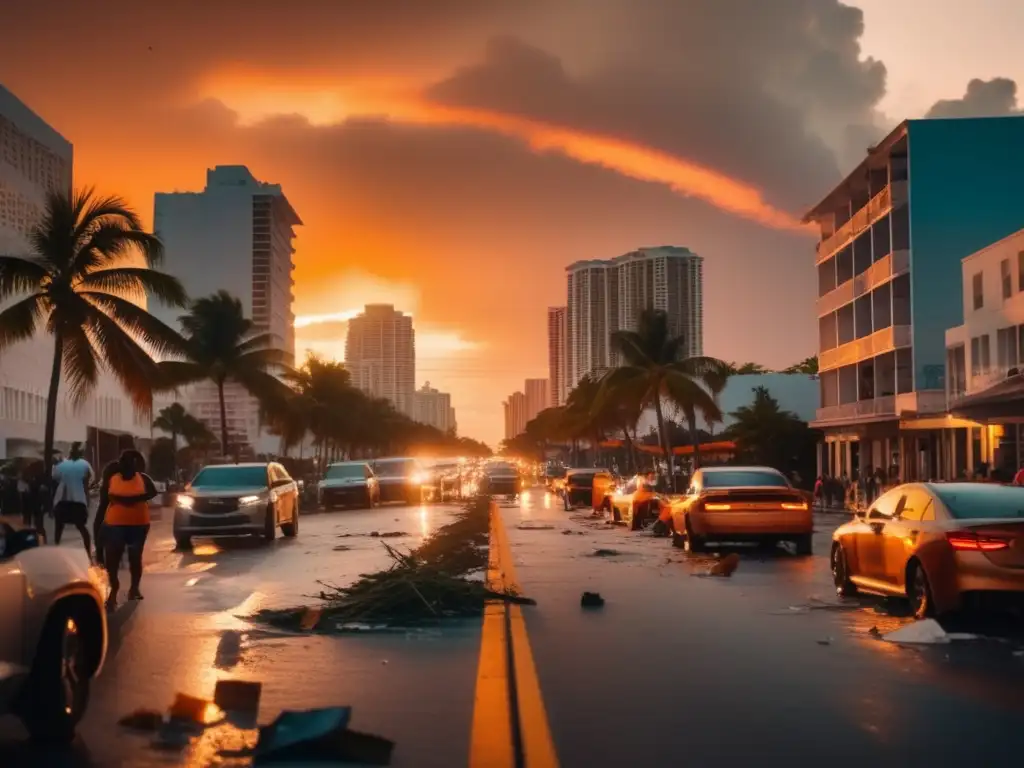 Amidst debris, people's faces tell the story of far-reaching relief efforts in post-Hurricane Miami