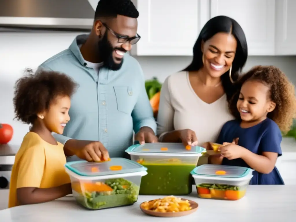 During a hurricane, this family of four gathers in their kitchen to prepare for the storm