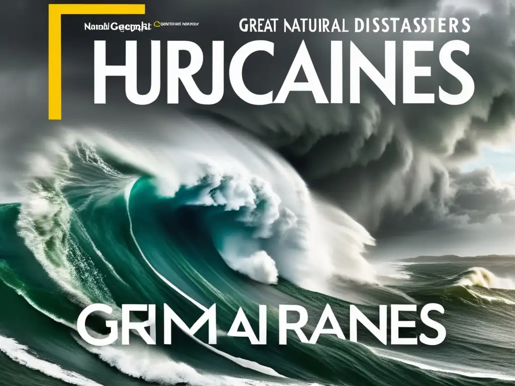 Discover the devastating power of hurricanes in this cinematic magazine cover by National Geographic