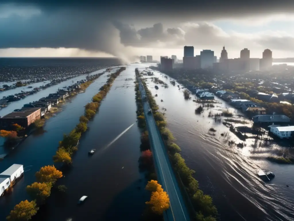 Amid the aftermath of Hurricane Sandy, this compelling image captures the wreckage left behind