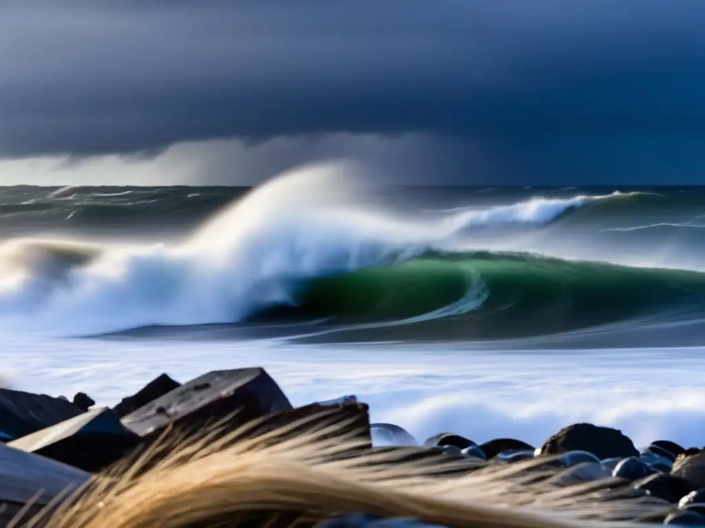 Hurricane Sandy, swirling in vibrant hues, dominates this aerial view of the Atlantic Ocean