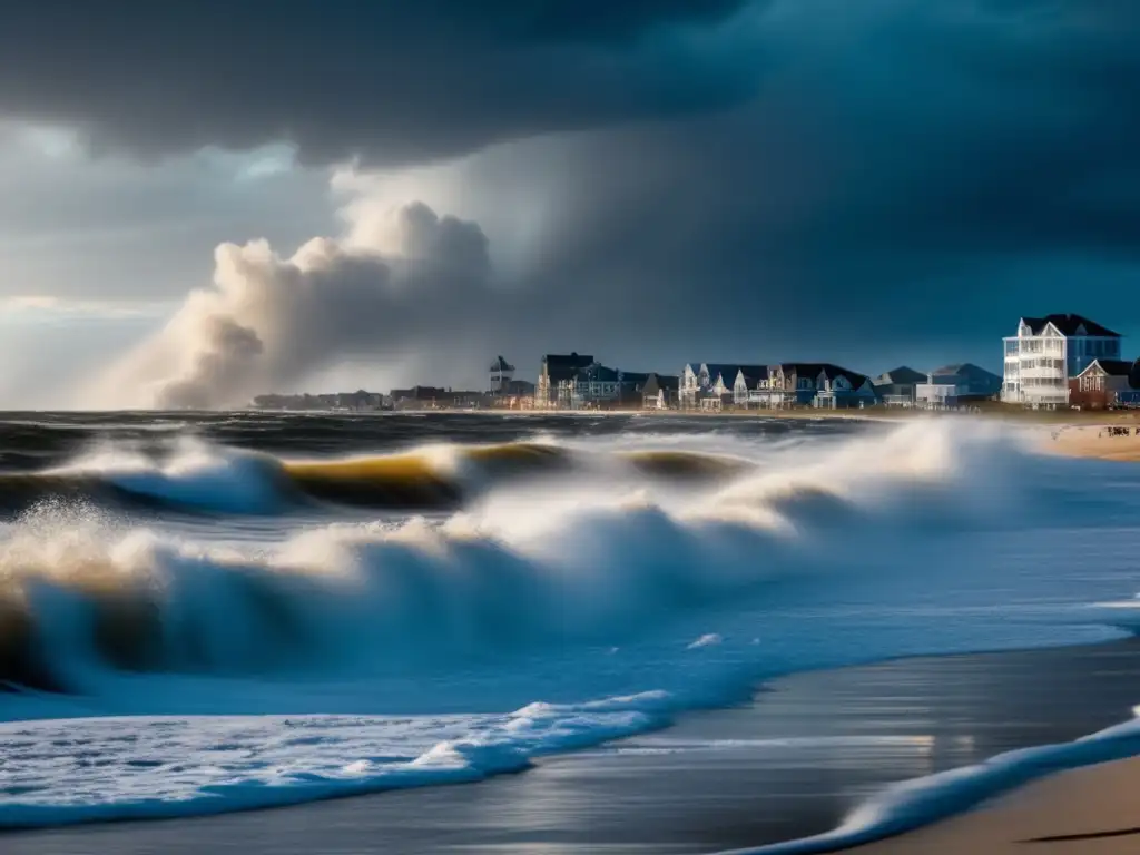 A breathtaking view of the Jersey Shore, hit hard by the wrath of a hurricane