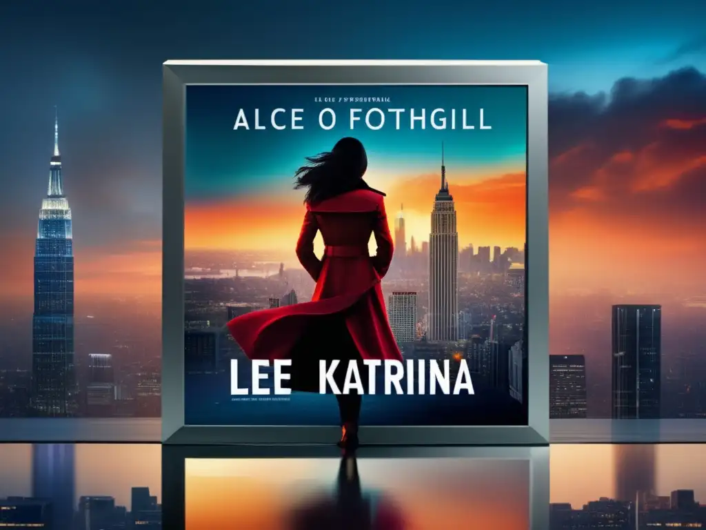 A bold, misty cityscape sets the scene for 'The Children of Katrina' by Alice Fothergill and Lori Peek, the title of the book's cover taking center stage in a captivating cinematic composition, with vibrant hues and excellent resolution