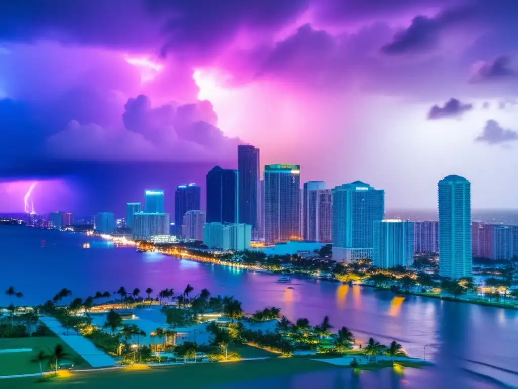 In 1992, Hurricane Andrew devastated Miami, bringing torrential rains and severe winds that left the city skyline bathed in destruction