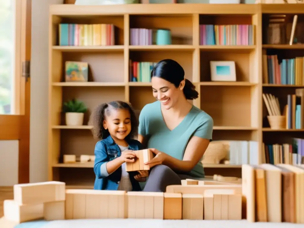 A heartwarming scene of a mother and daughter bonding through creativity in the aftermath of disaster