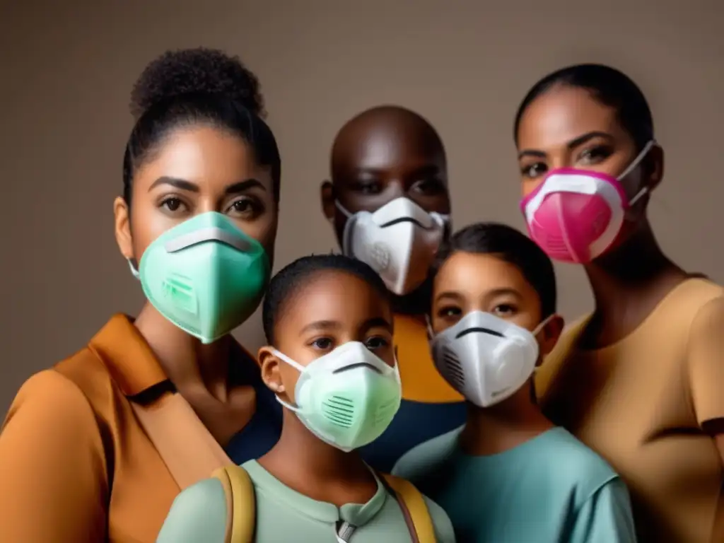 This image captures the diversity and effectiveness of N95 respirators in protecting individuals from harmful airborne particles