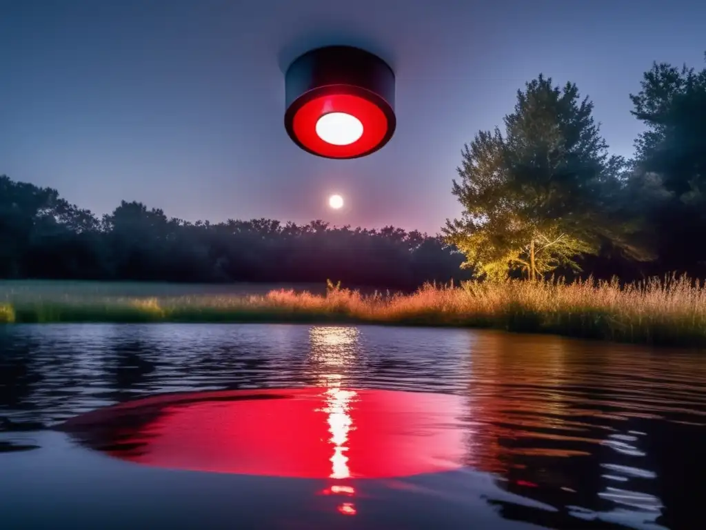 A surreal image captured under a bright moonlight