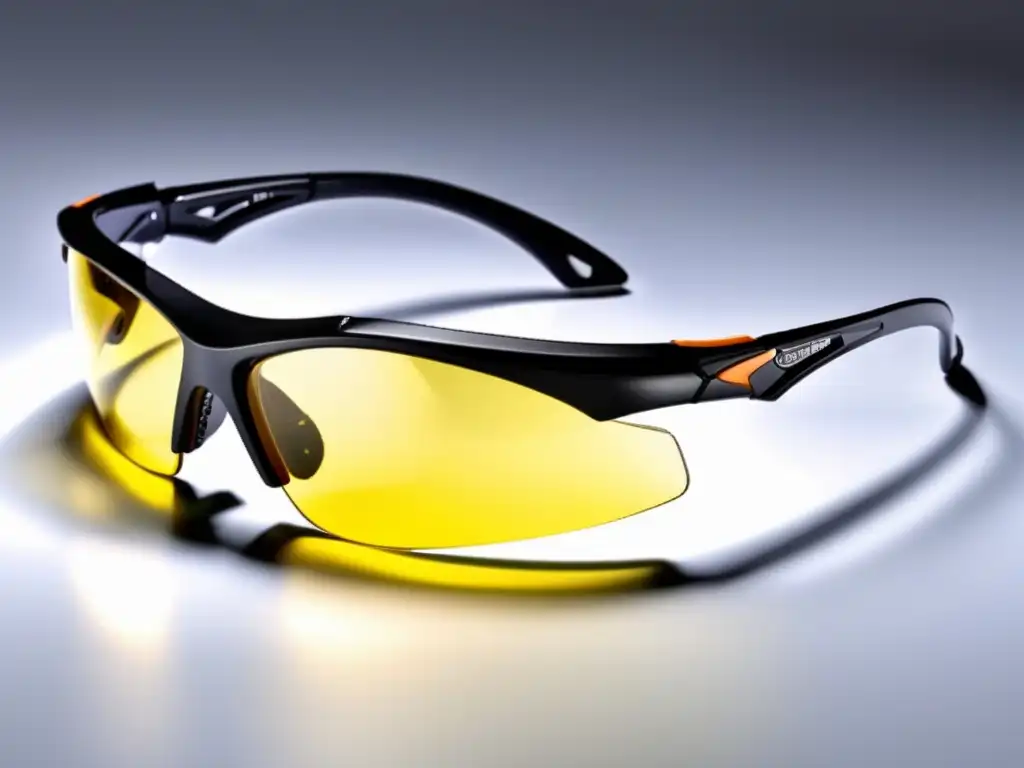 A modern and sleek pair of prescription safety glasses with tinted lenses offer added protection against harmful UV rays and glare