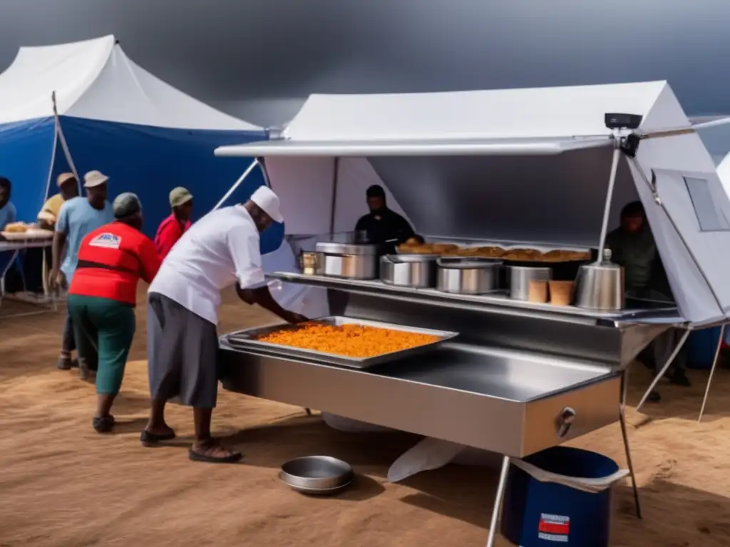 Amidst a hurricane, a sense of community prevails as solar-powered cookers provide essential nourishment