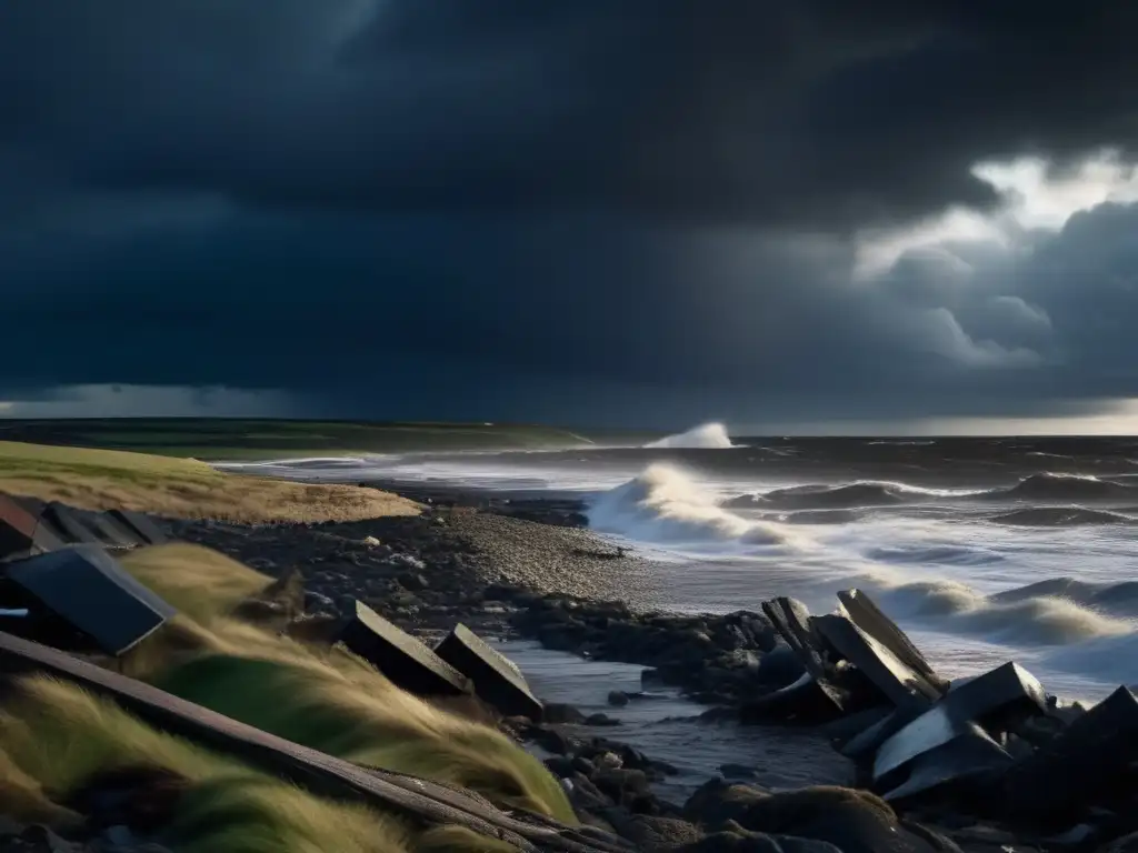 The 2012 North Sea storm, in all its fury, unleashed destruction on the once vibrant islands, leaving behind shattered homes and broken hearts