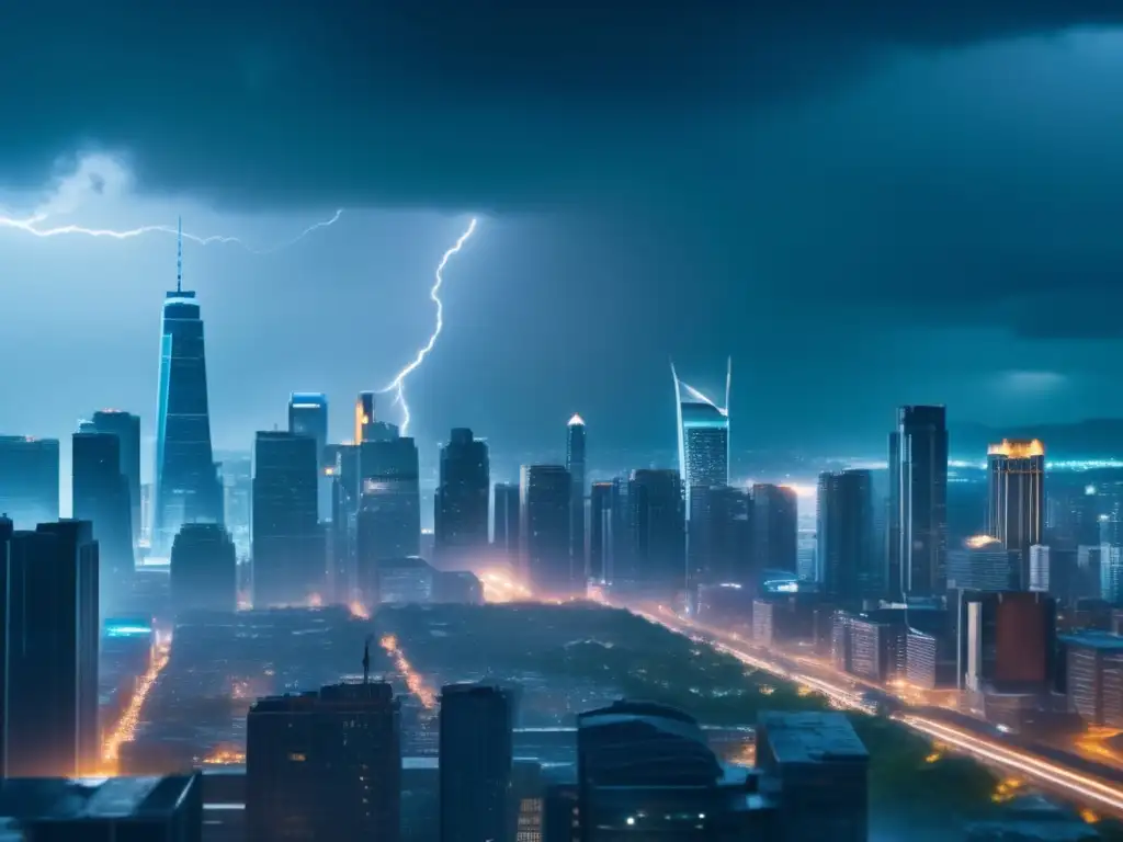 Dash: Hurricaneproof city skyline stands tall in storm