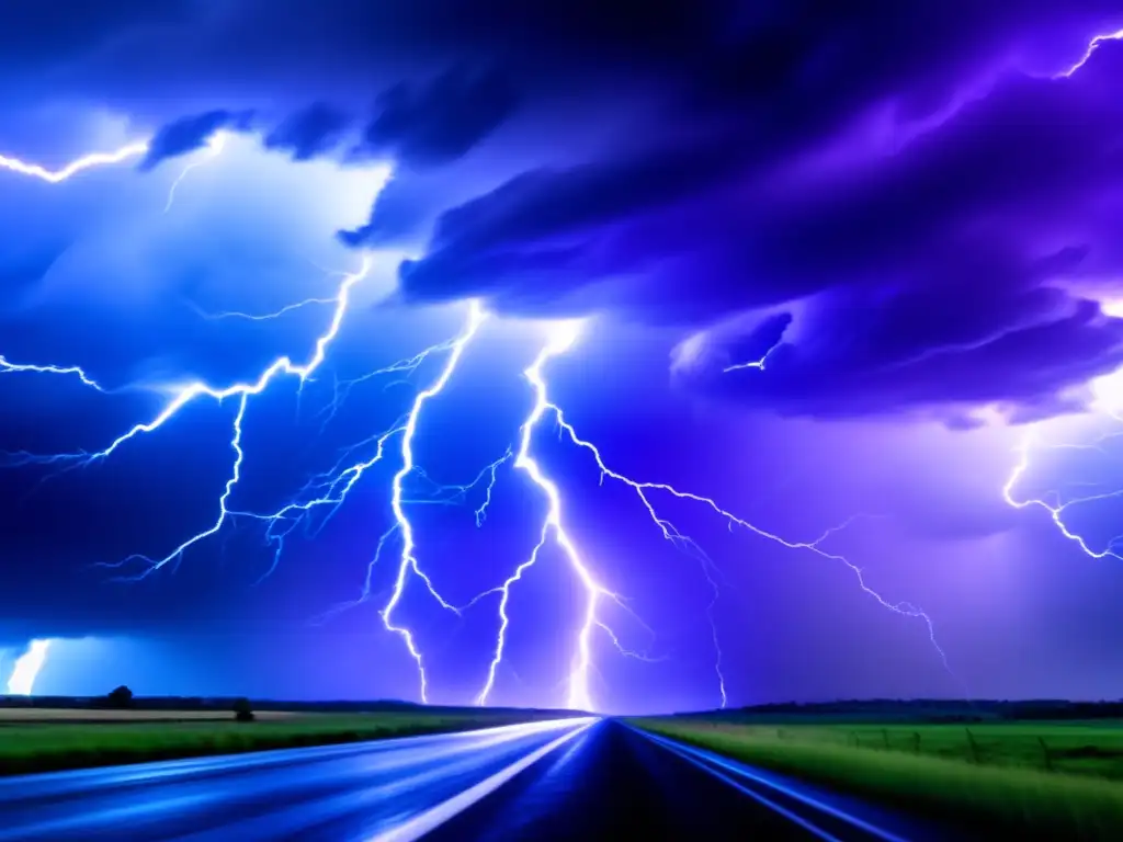 An atmospheric scene of storm clouds dominating the sky in 2013 captures the viewer's attention to the infinity ahead