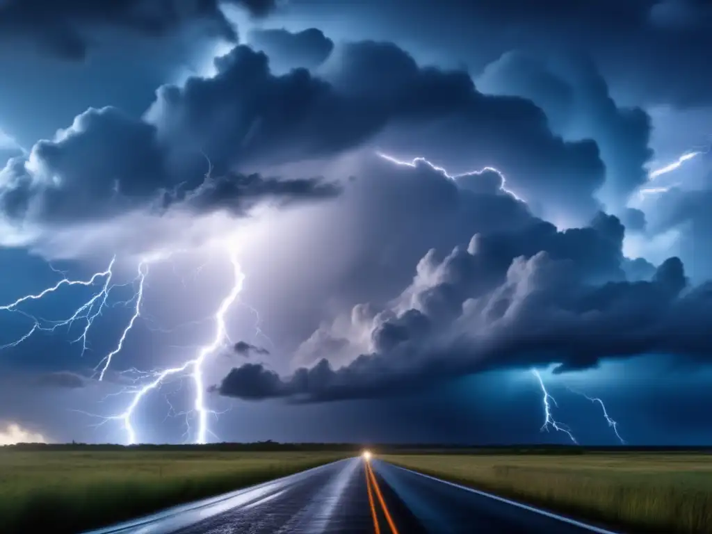 A stormy sky looms over the horizon in this cinematic image, anyone can tell that it's about to unleash its full force