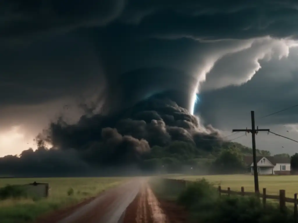 A hauntingly beautiful closeup of a tornado, from the movie 'Tornado Warning'